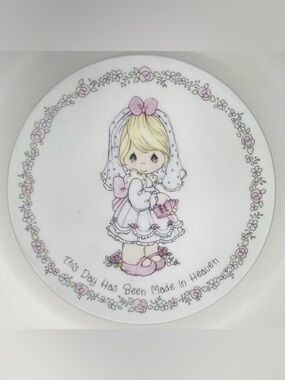 NIB 1990 Precious Moments First Communion Plate This Day Has Been Made In Heaven